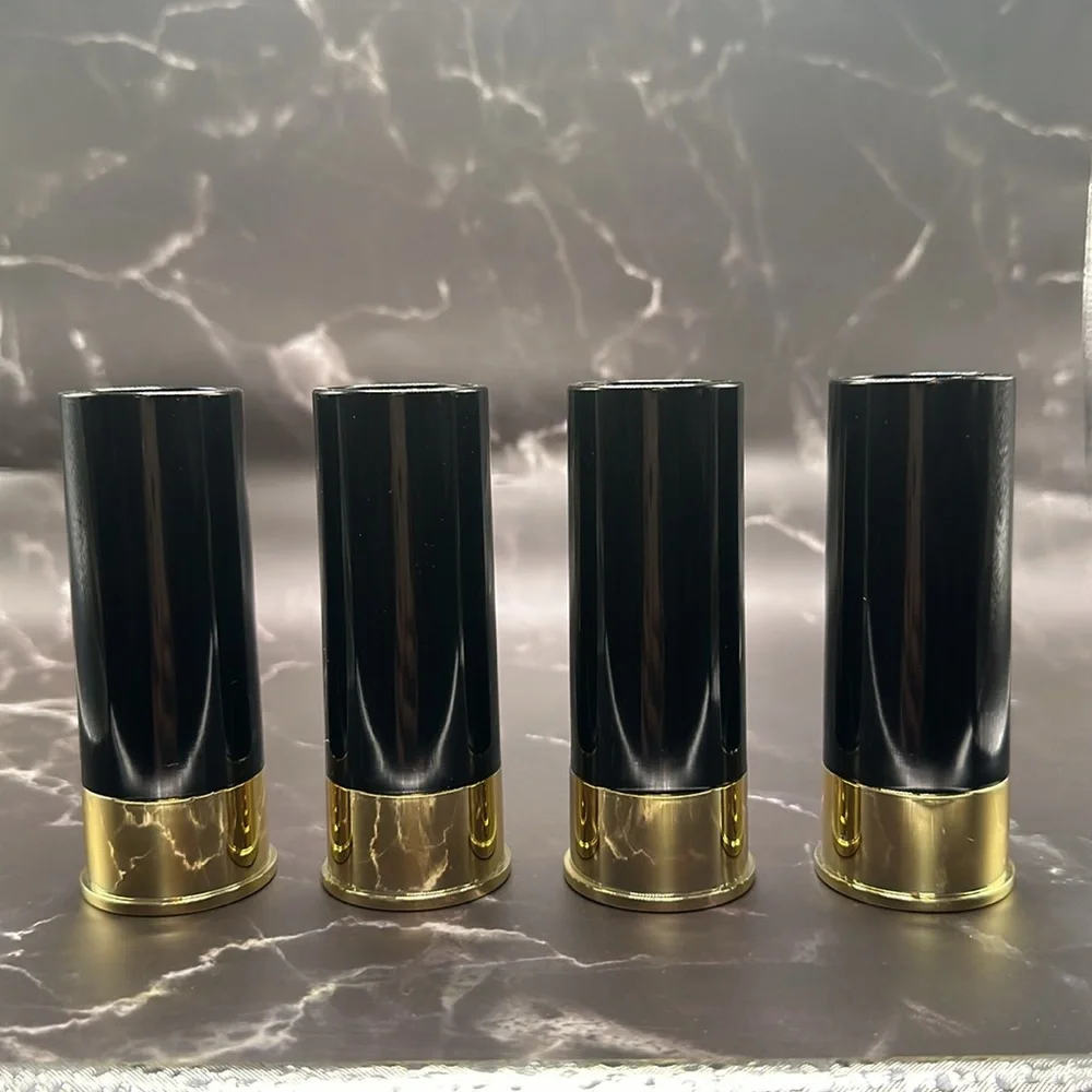 New - American Flag Shot Glasses 4 Piece Set 12 Gauge . - Picture 2 of 4